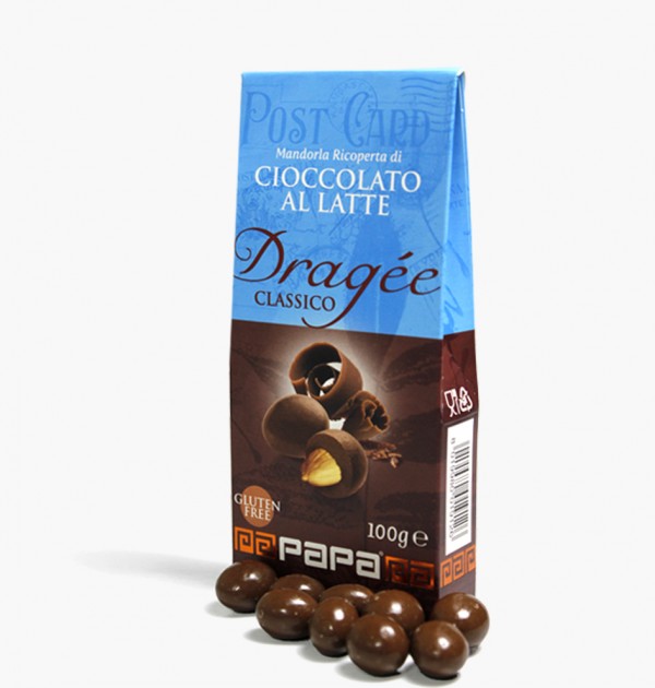 Papa Mandorla ricoperta cioccolato...