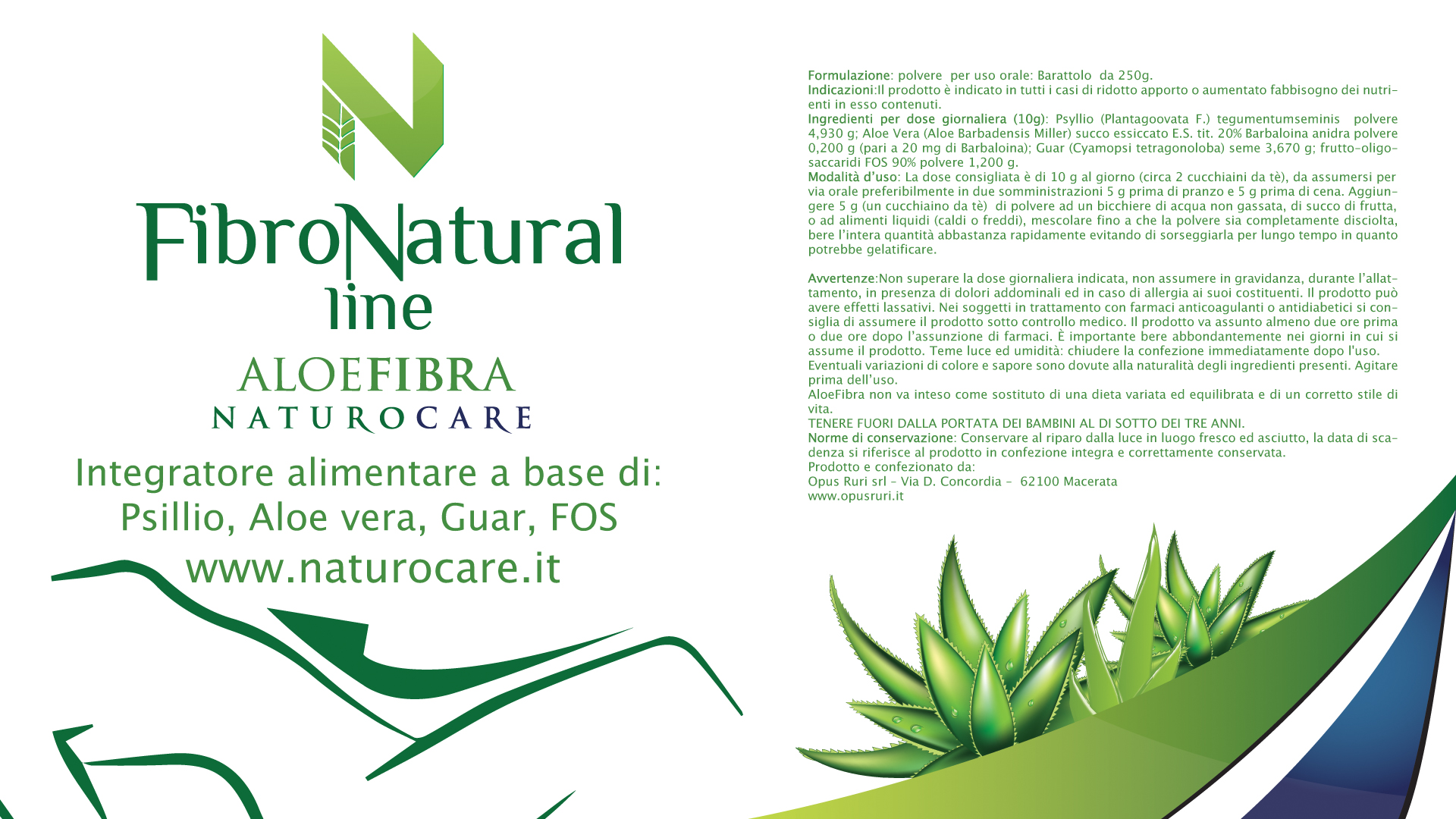 Fibronatural - Integratore aloefibra...