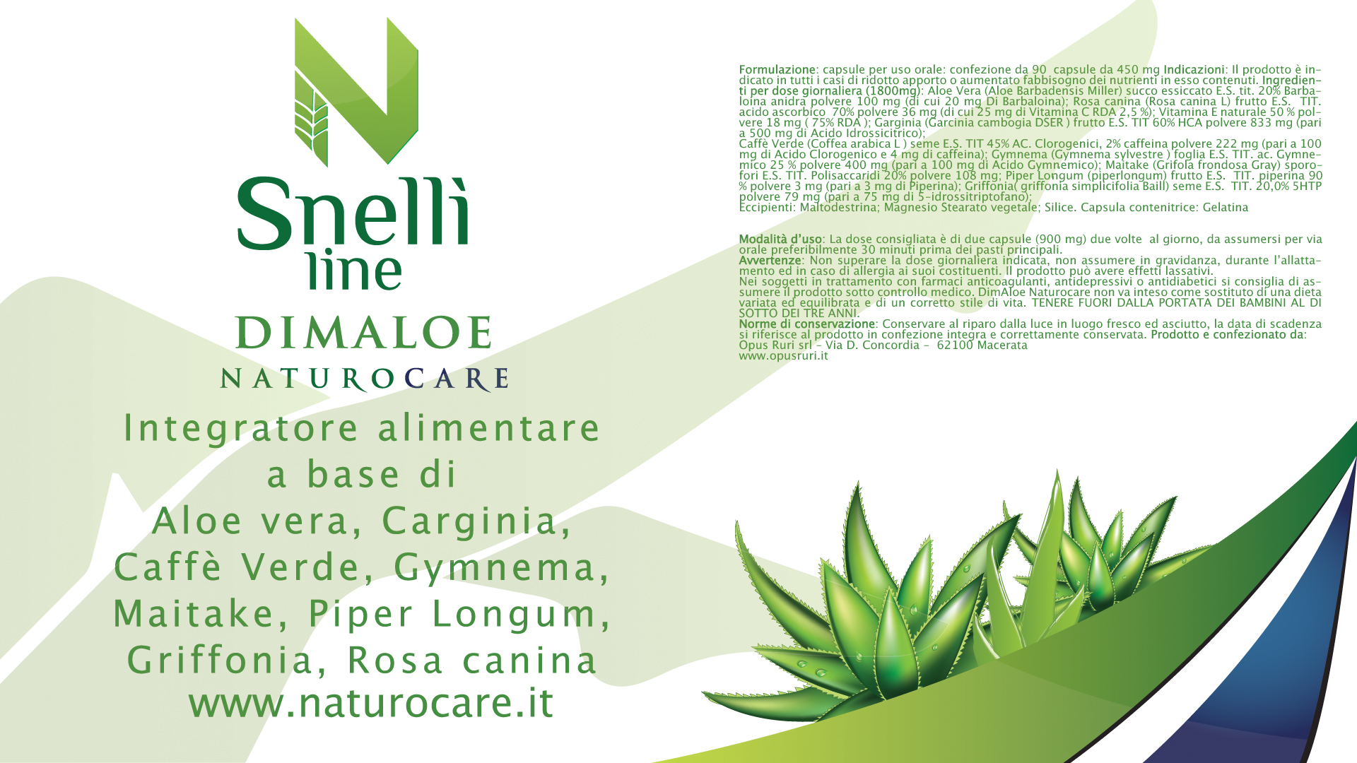 SnellÃ¬ - Integratore dimaloe...